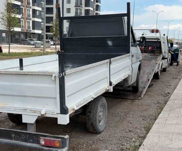 Aksaray'da sahte plaka takan araç sahibine 190 bin 700 lira ceza