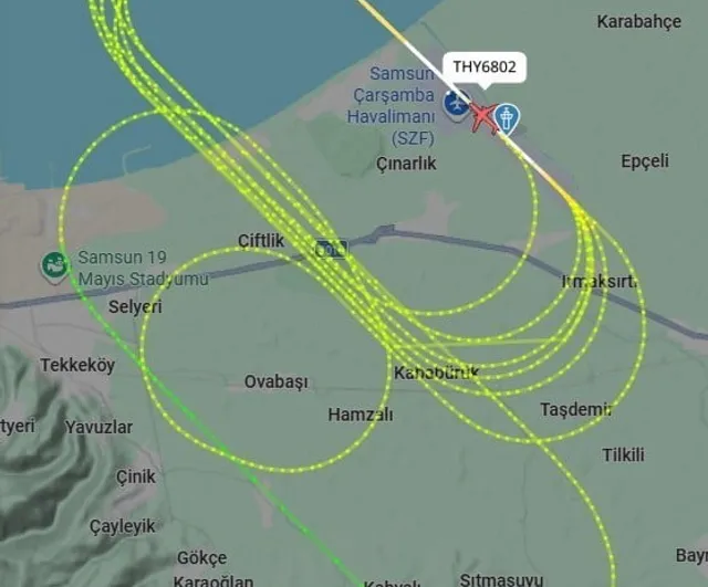 Anadolu kartalları Samsun-Çarşamba Havalimanı'nda eğitim uçuşlarını sürdürüyor
