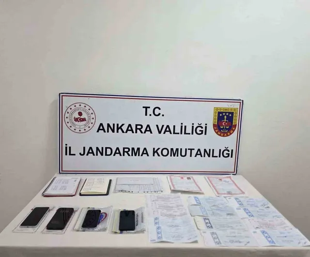 Ankara'da tefecilik operasyonunda 106 banka hesabına el konuldu