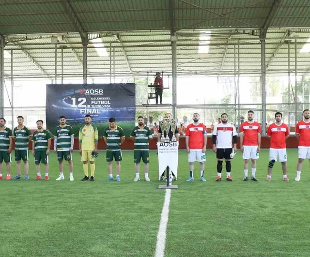AOSB'de 12. Geleneksel Futbol Turnuvası finali tamamlandı