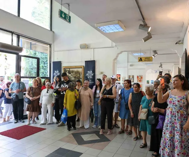 Aydın’da her yaştan sanatseverin eserleri görücüye çıktı