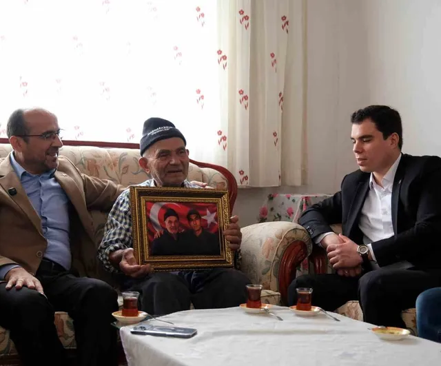 Babalar gününde şehit aileleri unutulmadı
