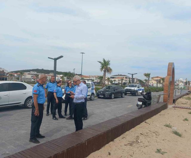 Balıkesir Büyükşehir Belediyesi Sarımsaklı Plajı'nda Denetimleri Yoğunlaştırdı