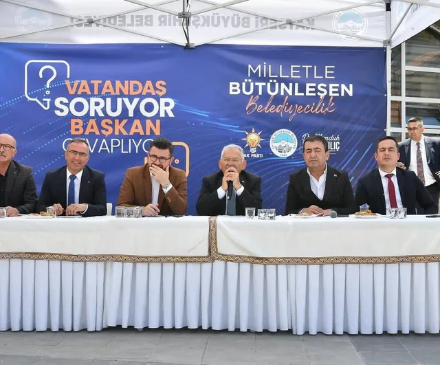 Başkan Büyükkılıç Bünyan’da Vatandaşlarla Buluştu: "Emrinizdeyiz, hizmetinizdeyiz"