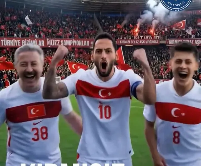 Başkan Palancıoğlu milli takım için yapay zeka videosu yayınladı