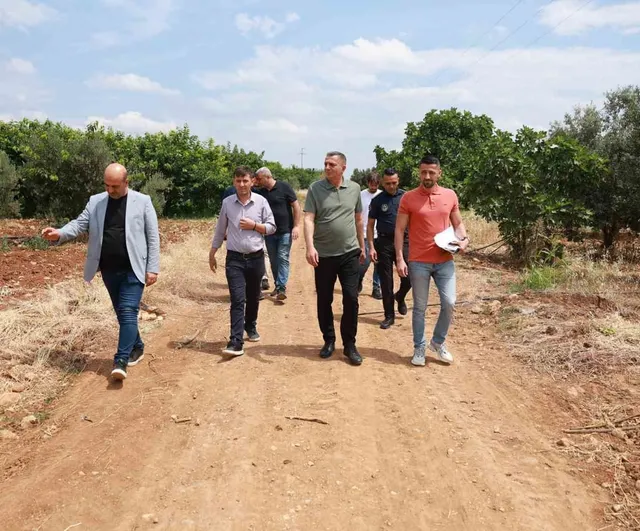 Başkan Şimşek’ten ova yollarına yerinde inceleme