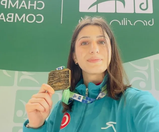 Beun'lu millî sporcu Sude Nur Basancı'dan bir dünya şampiyonluğu daha