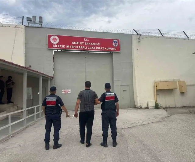 Bilecik'te 4 yıl 6 ay hapis cezası bulunan şahıs yakalandı