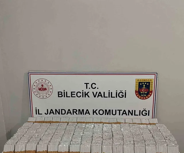 Bilecik’te 9 bin 320 doldurulmuş makaron ele geçirildi