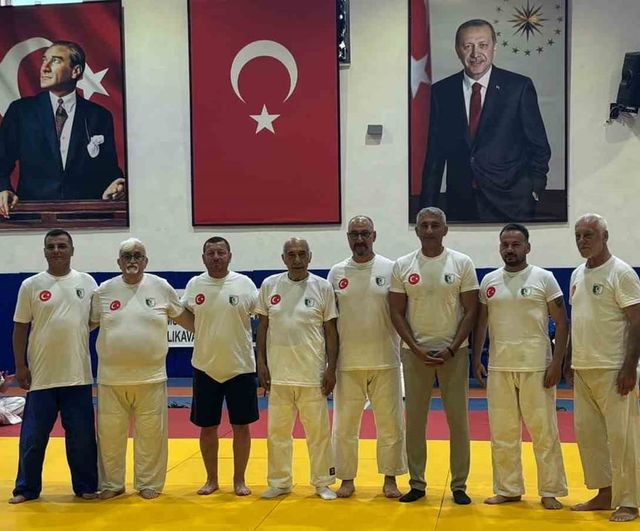 Bodrum ve Aydın judocuları ortak antrenman ve ikili turnuvada karşılaştı