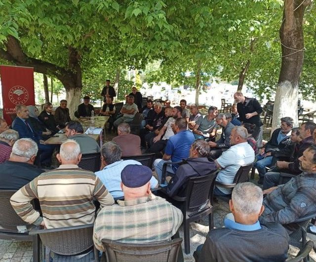 Çaltı Köyü'nde üreticilere kırsal kalkınma destekleri anlatıldı