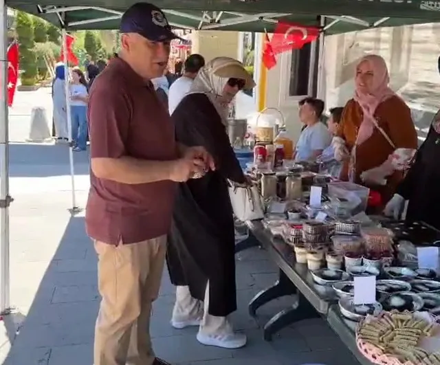 Çamlıdere’de Gazze için yardım sergisi düzenlendi