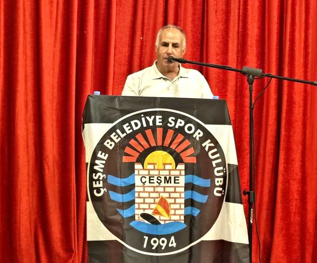 Çeşme Belediyespor'da Mehmet Sarısaç yeniden başkan seçildi