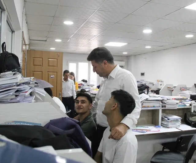 Cizre'de YKS adaylarına moral desteği