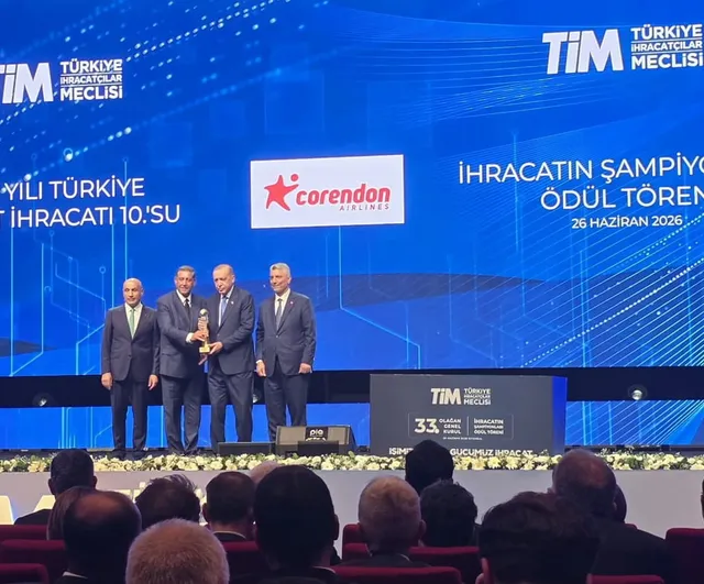 Corendon Airlines, Türkiye'nin ilk 1000 ihracatçısı listesinde yer aldı