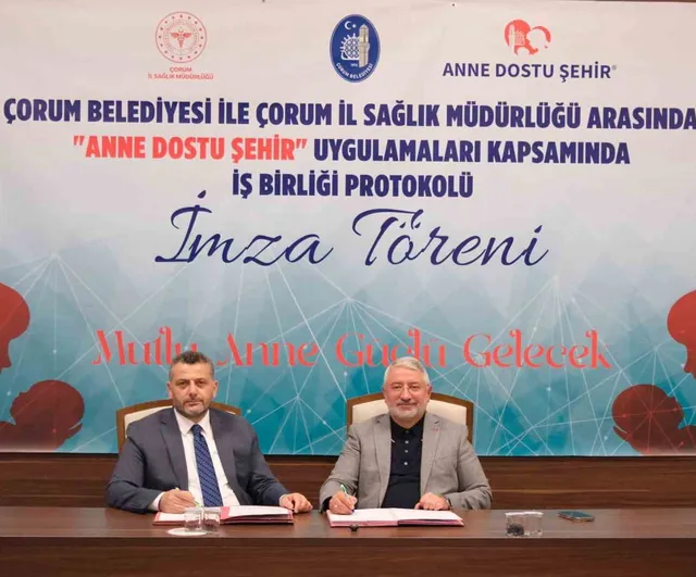 Çorum’da Anne Dostu Şehir için güç birliği