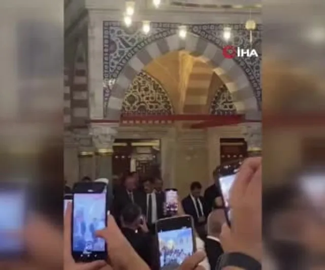 Cumhurbaşkanı Erdoğan, Edirne Selimiye Camii'nde