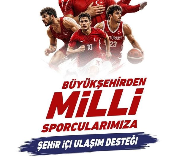 Denizli Büyükşehir'den Milli Sporculara Ücretsiz Şehir İçi Ulaşım Desteği