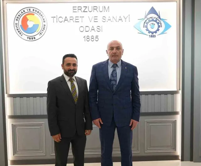 Duhok Ticaret ve Sanayi Odası ve IKBY Heyeti ETSO'yu Ziyaret Etti