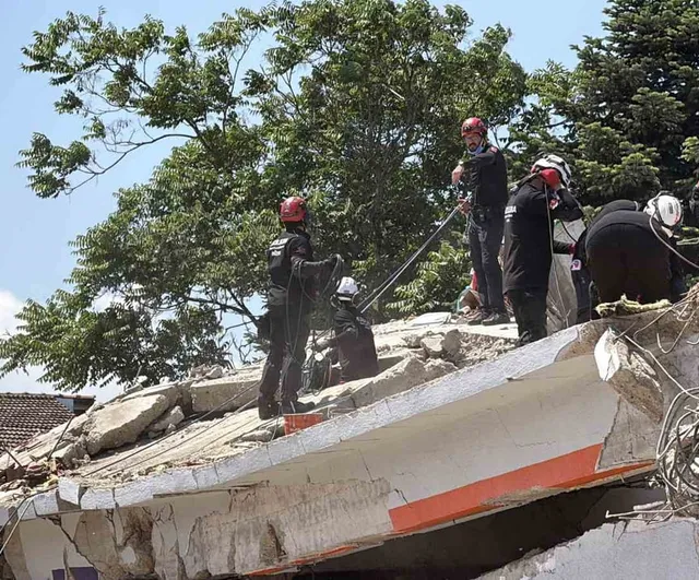 Düzce'de AFAD koordinasyonunda 9 ilin katıldığı bölgesel deprem tatbikatı