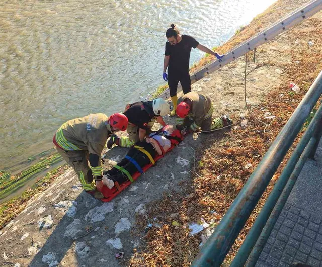Düzce'de köprüde öz çekim yaparken dereye düşen genç kız yaralandı