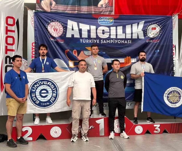 Egeli sporcu Adnan Efe Uçar Türkiye ikincisi oldu