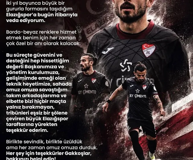 Ercan Coşkun, Elazığspor’a veda etti