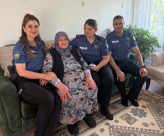 Erzincan emniyetinden şehit ailesine vefa ziyareti