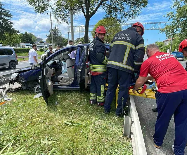 Fatsa'da iki trafik kazasında 5 kişi yaralandı