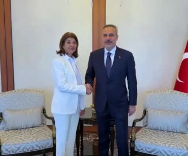 Fidan, BM genel sekreteri Maria Angela Holguin'i kabul etti