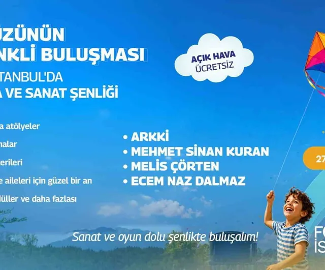 Forum İstanbul'da 'uçurtma ve sanat şenliği'