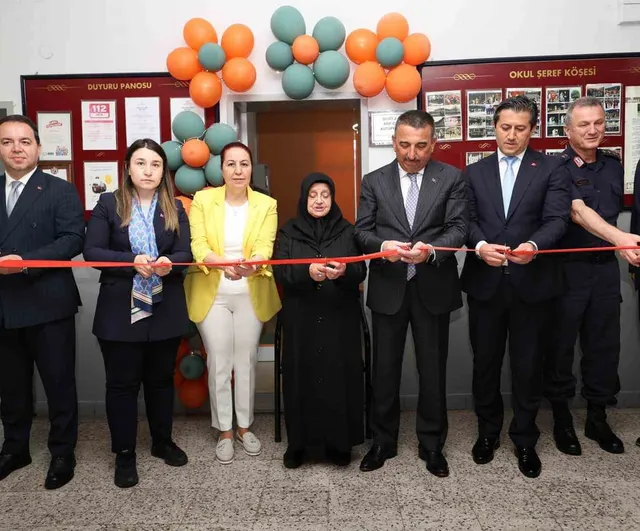 Gelik İlkokulu'na Kütüphane: Defterdarlığın Anlamlı Açılışı