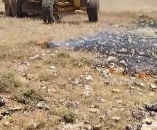 Gercüş’te yangın: köyün ekili alanları son anda kurtarıldı