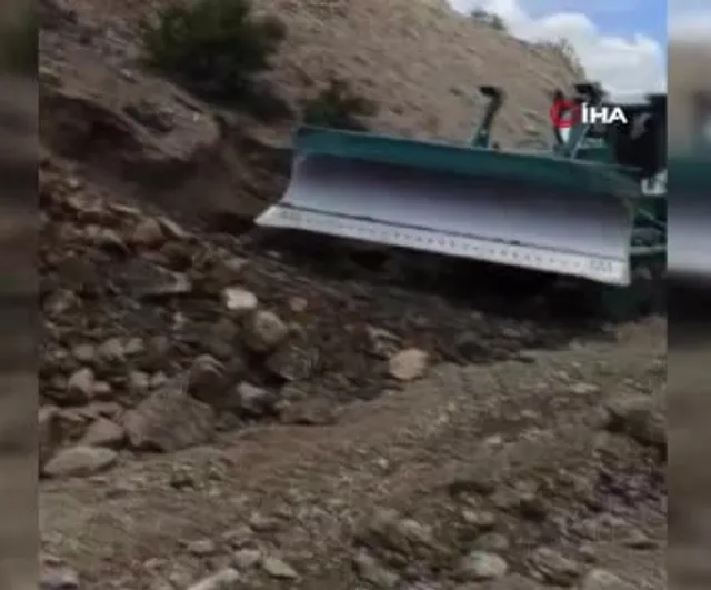 Gökdere-Beyhan sahil yolu yapımına başlandı