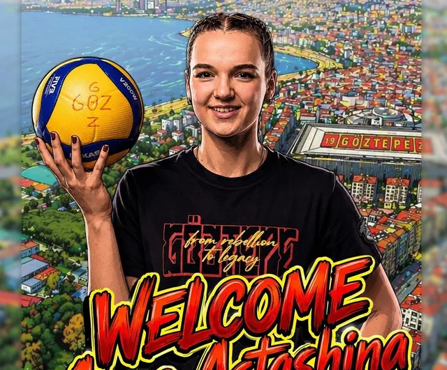 Göztepe Voleybol, 2005 doğumlu pasör Anna Astashina'yı kadrosuna kattı