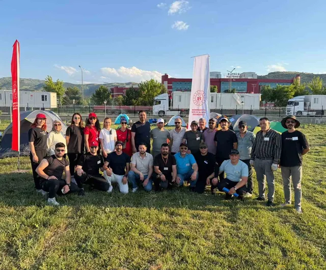 GSB arama kurtarma ekibi akreditasyon için kampa girdi