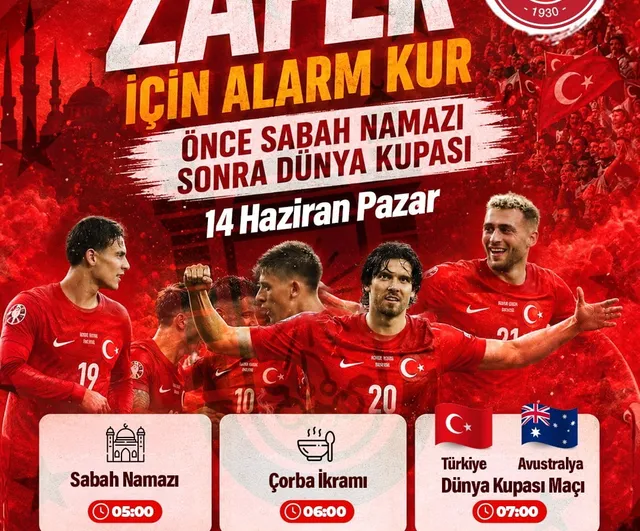 Gürsu'da 14 Haziran sabahı dev ekranda Dünya Kupası heyecanı: 'Önce Sabah Namazı, Sonra Dünya Kupası'