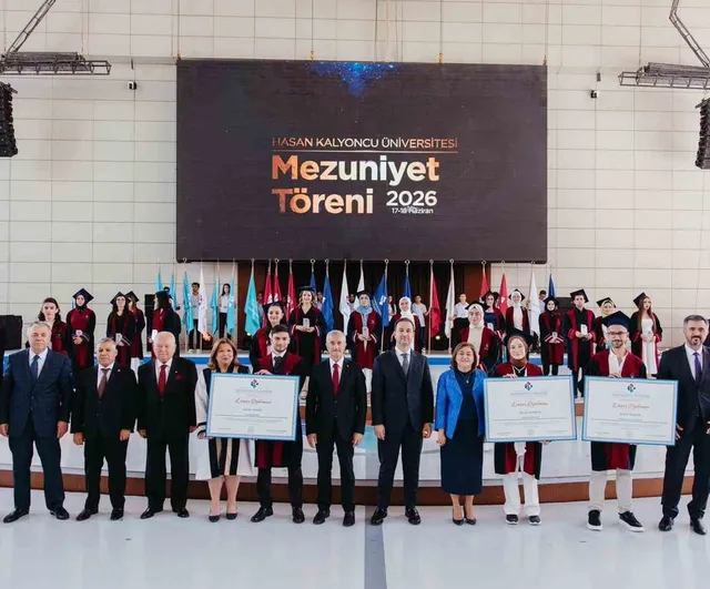 Hasan Kalyoncu Üniversitesi bin 878 öğrencisini mezun etti