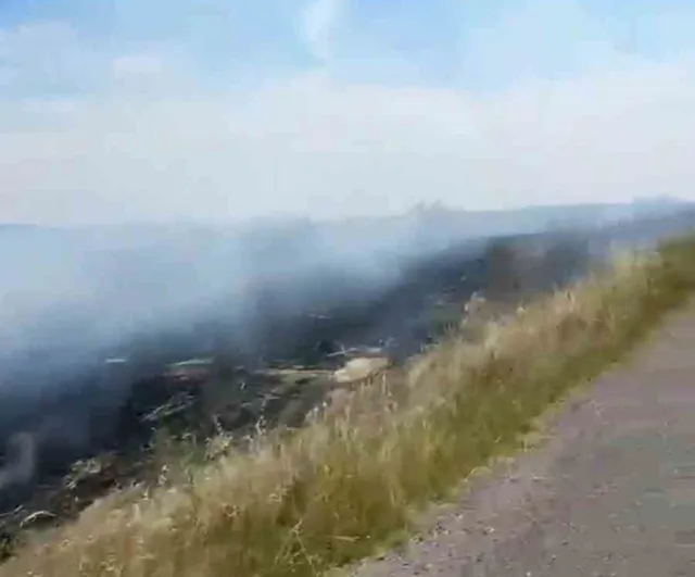 İpsala Karabayır'da meralık alan yangını itfaiye müdahalesiyle kontrol altına alındı