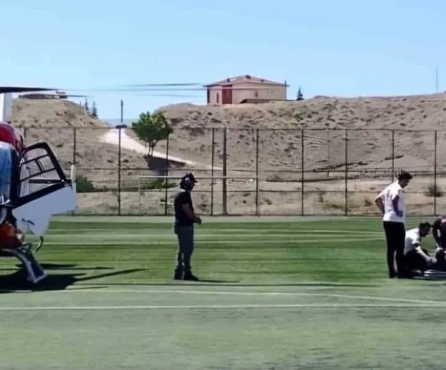 Kalp krizi geçiren hasta hava ambulansıyla Malatya'ya sevk edildi