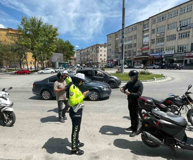 Karaman'da motosiklet denetimleri sıklaştırıldı