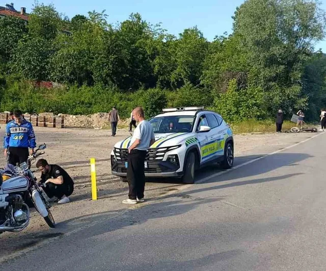 Kastamonu'nun Cide ilçesinde iki motosiklet çarpıştı: 2 sürücü yaralandı