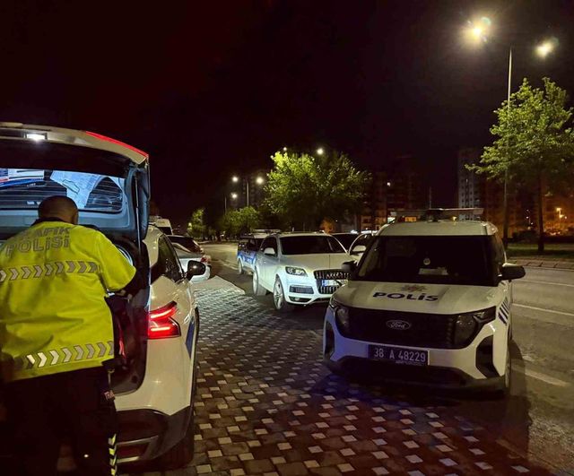 Kayseri'de alkollü sürücü evinde yakalandı; 432 bin TL idari para cezası kesildi