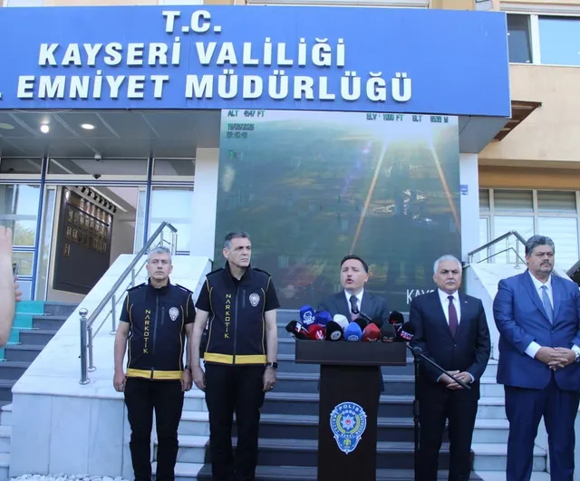 Kayseri'de cumhuriyet tarihinin en büyük uyuşturucu operasyonu