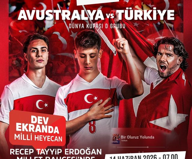 Kayseri'de dev ekranda A Milli Takımın 2026 Dünya Kupası heyecanı