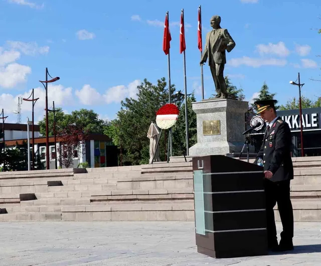 Kırıkkale'de Jandarma Teşkilatı'nın 187. kuruluş yıl dönümü töreni
