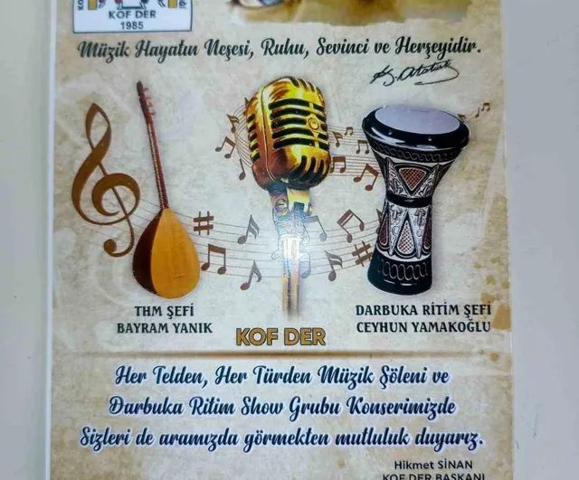 KOF-DER’den müzik şölenine davet