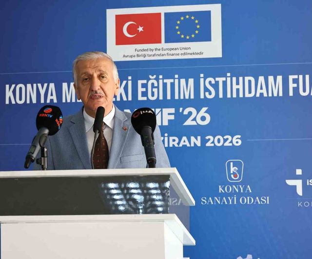 Konya modeli mesleki eğitim fuarı 3. kez açıldı