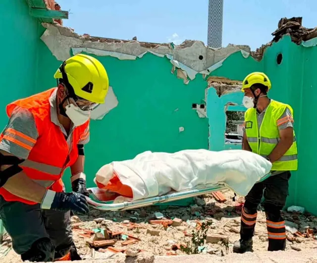 Kütahya OSB arama kurtarma ekibi AFAD tatbikatında başarılı