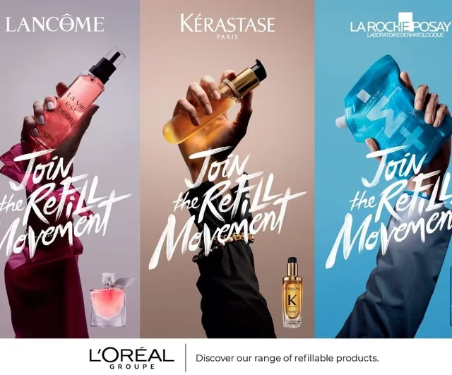 L’Oréal yeniden doldurulabilir güzellik hareketini genişletiyor